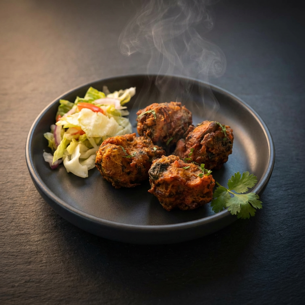 Saag Bhajee Fritters