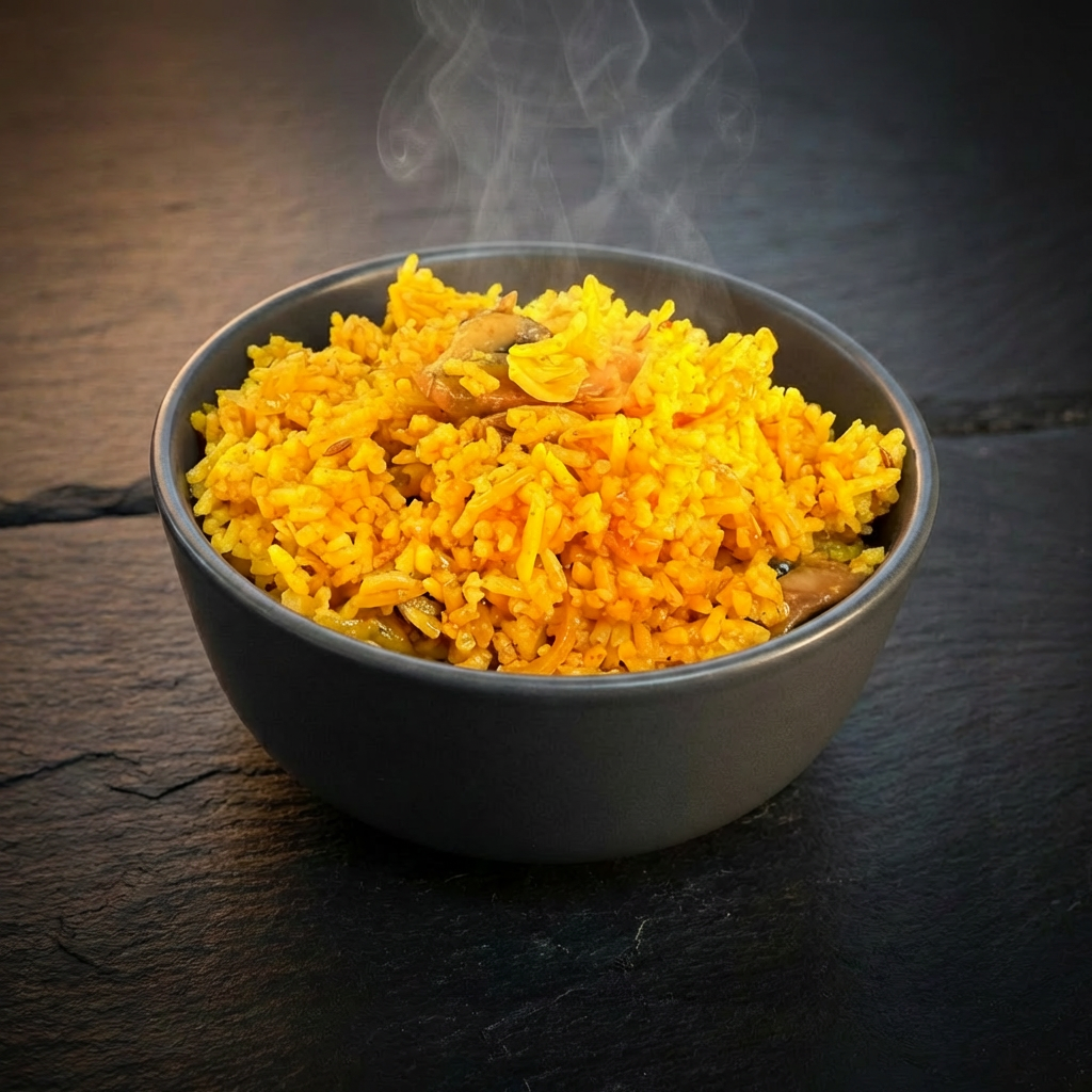 Mushroom Pilau Rice
