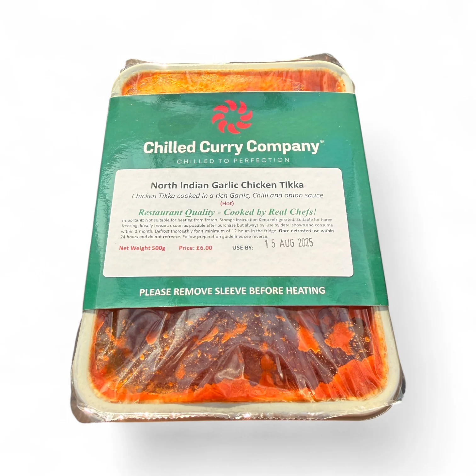 North Indian Garlic Chilli Chicken Tikka — Packaging
