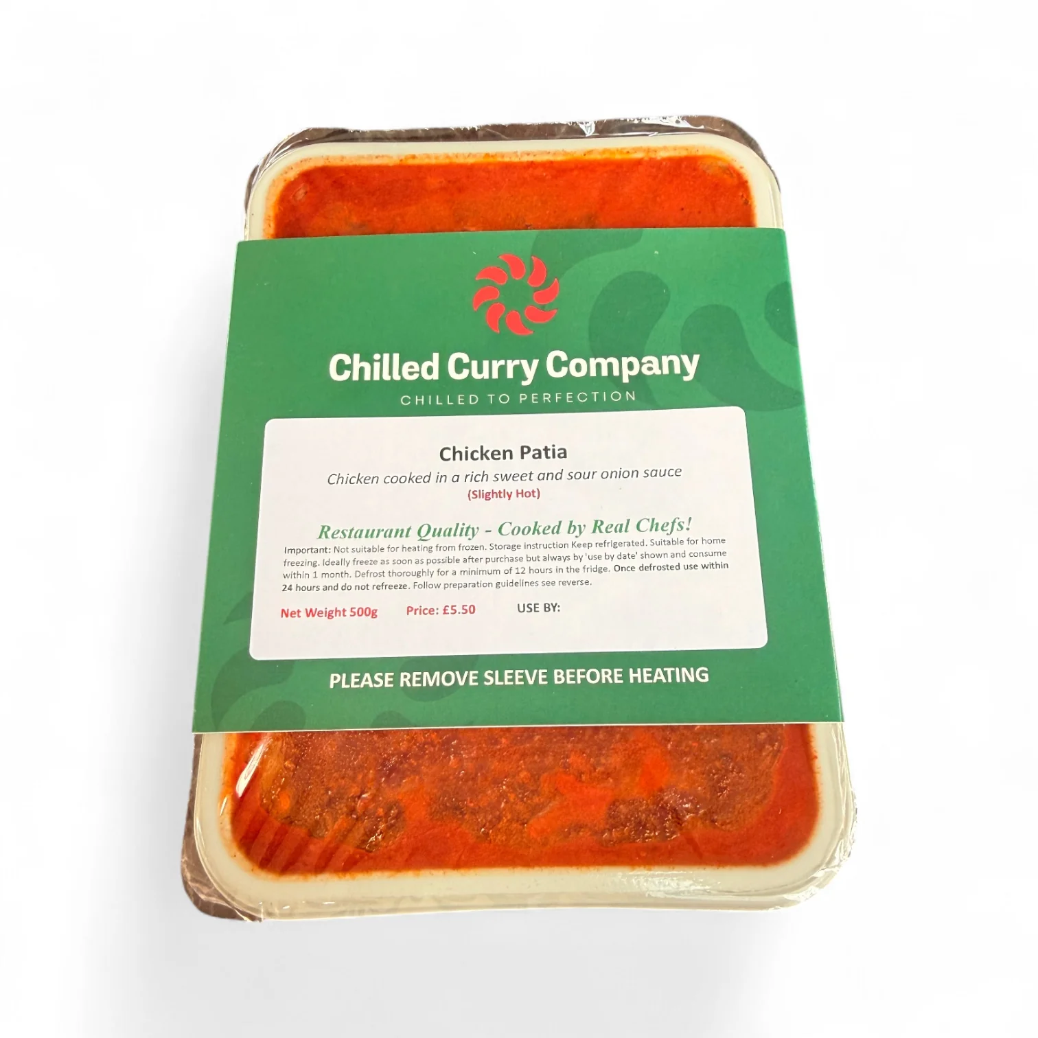 Chicken Tikka Pathia — Packaging