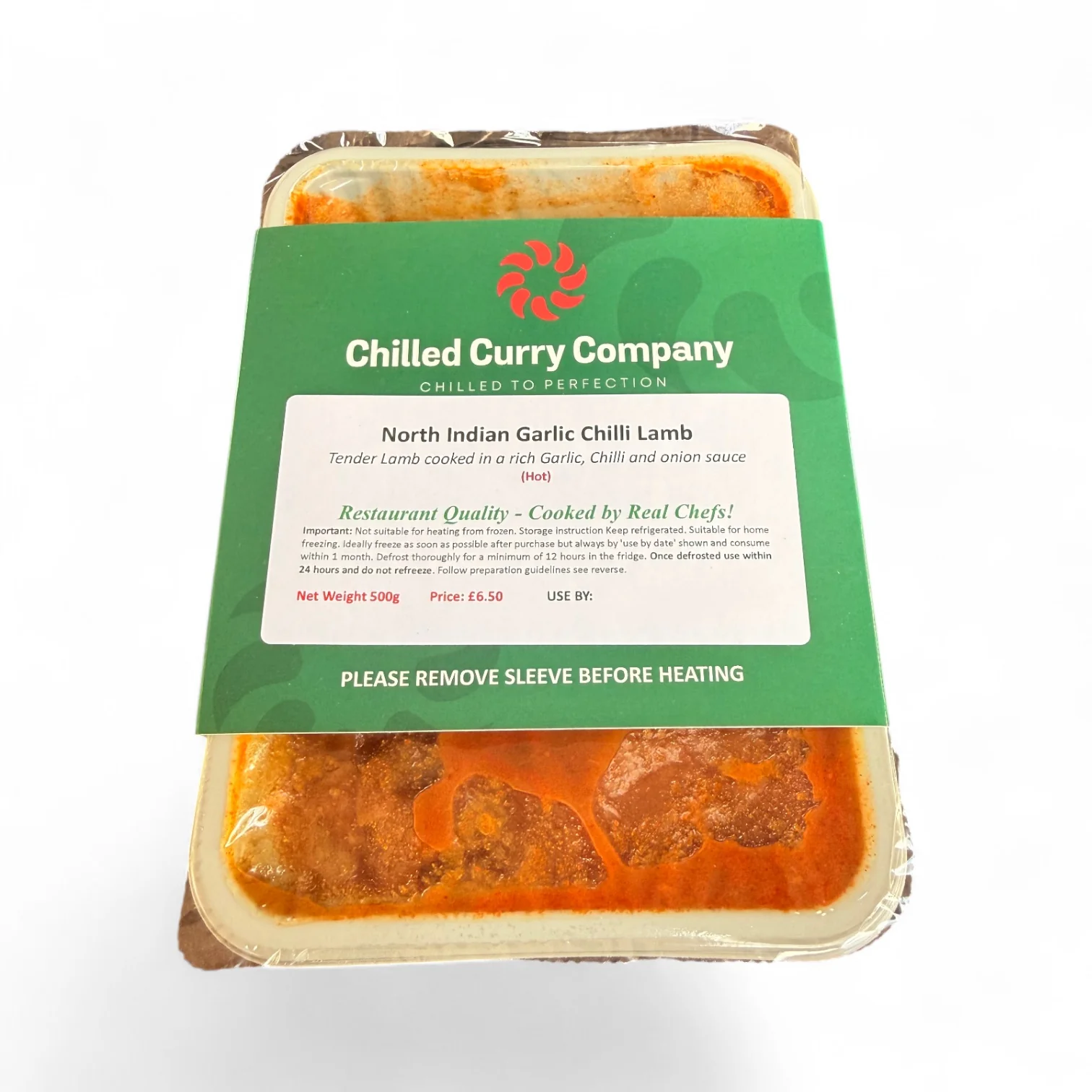North Indian Garlic Chilli Lamb — Packaging