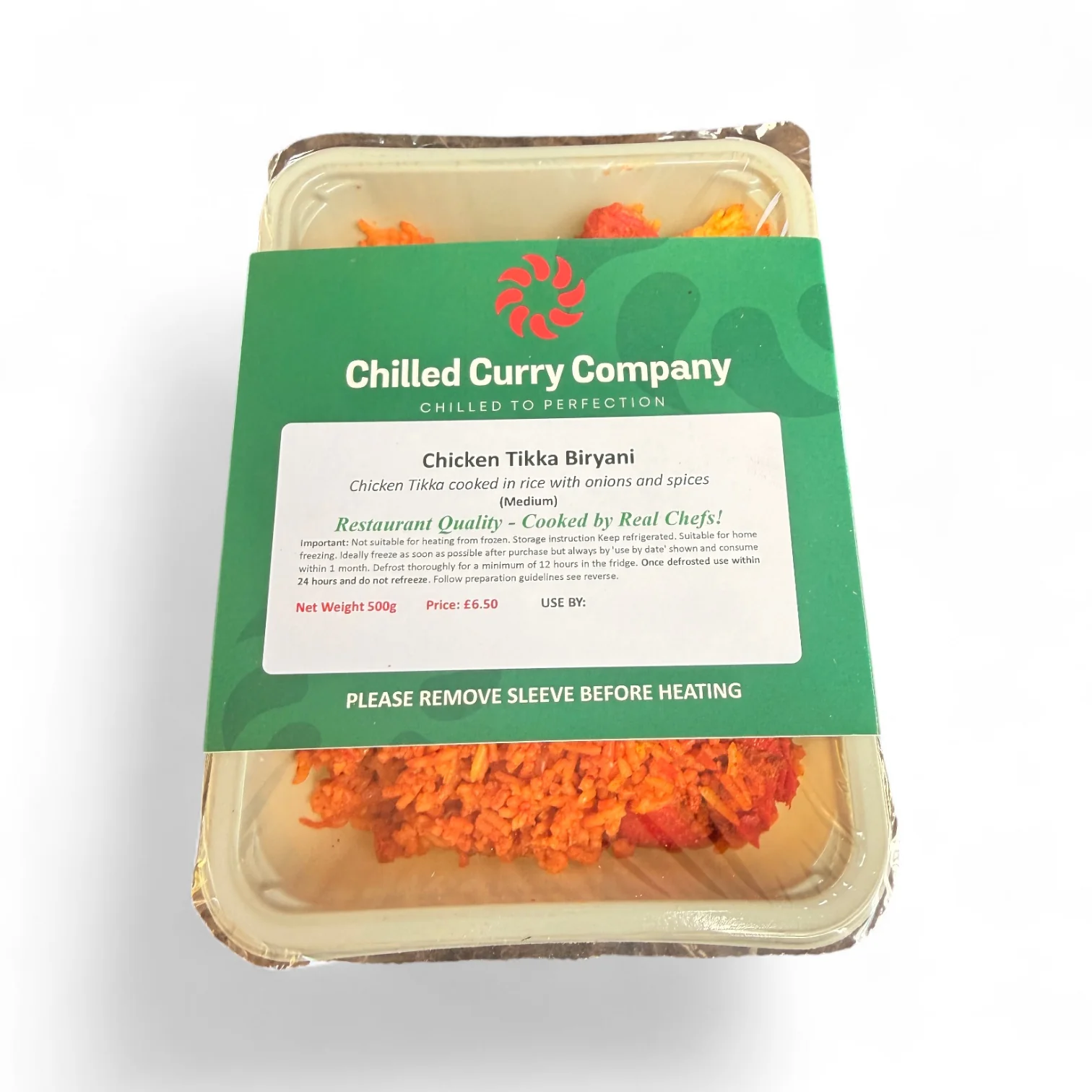 Chicken Tikka Biryani — Packaging