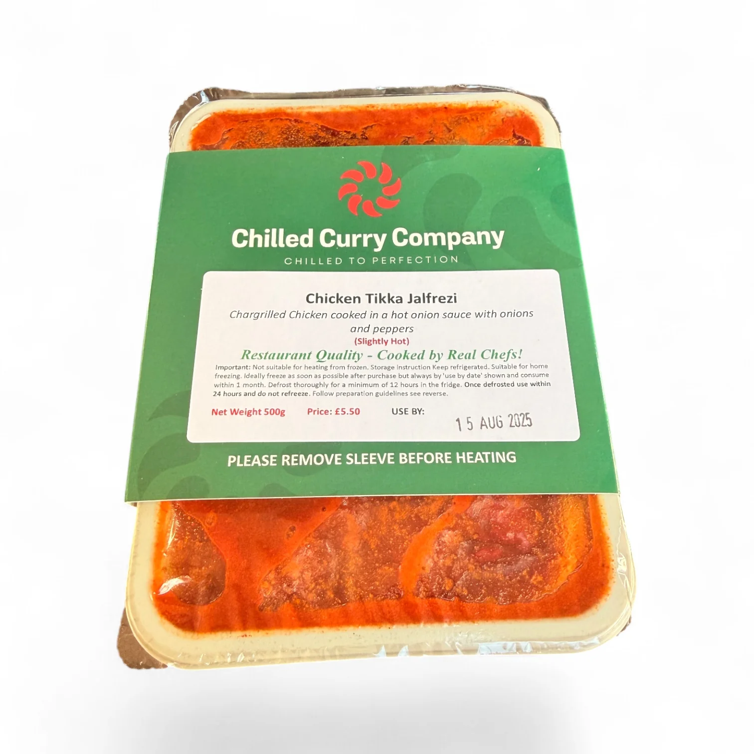 Chicken Tikka Jalfrezi — Packaging